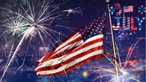 850,000 fireworks shells launching from the National Mall in Washington D.C. for Salute to America 250