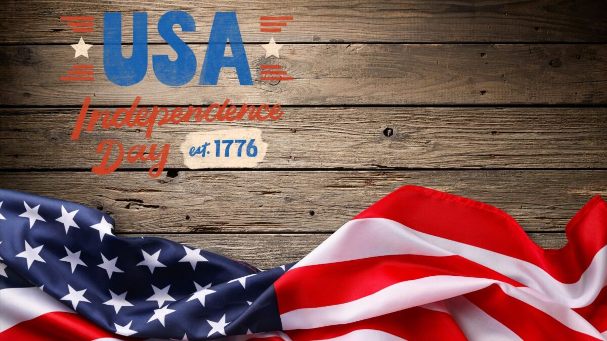 America's 250th anniversary celebration split by political divide — fireworks and flag over a divided nation, July 4, 2026