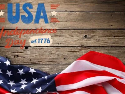 America's 250th anniversary celebration split by political divide — fireworks and flag over a divided nation, July 4, 2026