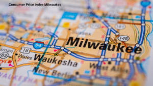 Consumer Price Index Milwaukee chart showing monthly inflation trends