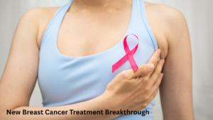 Doctor reviewing genomic testing results for a new breast cancer treatment breakthrough in 2026.