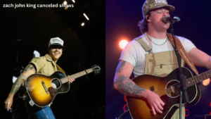 Country singer Zach John King announces canceled shows following his father's death