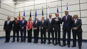 World leaders negotiating the Iran nuclear agreement