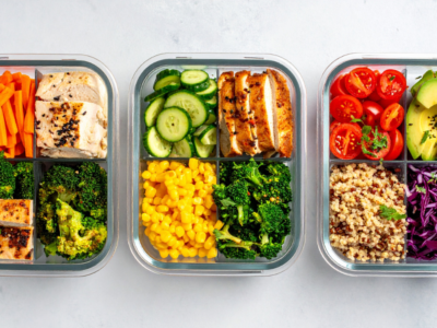 Meal prep for beginners showing easy homemade meals for the week