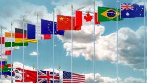 World leaders meeting to discuss global political issues