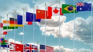World leaders meeting to discuss global political issues