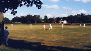 Batsman hitting a shot in white ball cricket as cricket formats explained