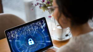 Real-time security operations center dashboard monitoring threat intelligence using advanced cybersecurity technologies.