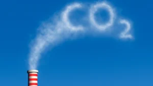 Cargo ship carrying industrial goods subject to eu carbon tax policies