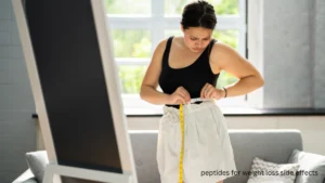 A doctor reviewing patient safety guidelines and peptides for weight loss side effects.