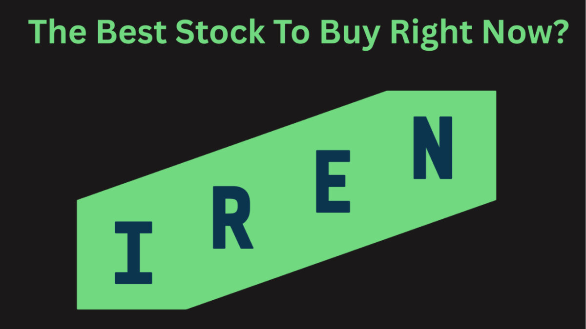 Financial growth chart analyzing IREN stock buy or sell trends for investors