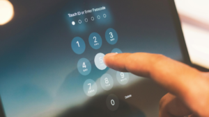 Digital security shield icon representing user safety and data protection on social platforms.