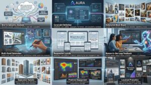 What Is an AI Design Agent for Creative Workflows showing how an AI agent plans, creates, and refines design tasks