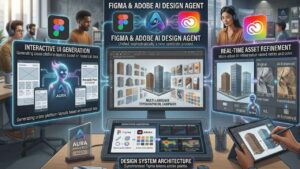 What Is an AI Design Agent for Creative Workflows showing design ideas, automation, brand systems, and creative refinement