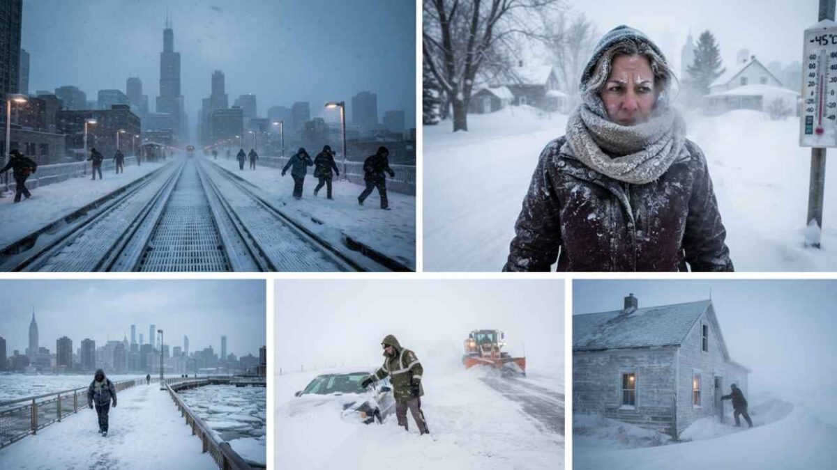 Polar Vortex 2026 winter weather pattern and Arctic cold air movement