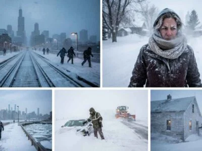 Polar Vortex 2026 winter weather pattern and Arctic cold air movement