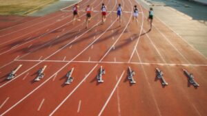 A thrower preparing to release a javelin demonstrating what are the events in track and field